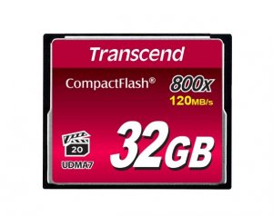 Transcend 32GB 800x CompactFlash Memory Card UDMA TS32GCF800