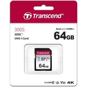 Transcend Ts64gsdc300s 64gb Uhs-i U3 95mb/s Pefect For 4k Record