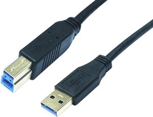 Blupeak U3ab02 2m Usb 3.0 Superspeed Cable Usb-a Male To Usb-b Male (lifetime Warranty)