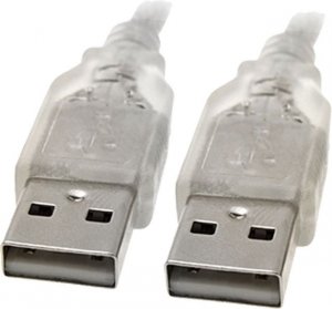 8ware Usb 2.0 Cable Type A To A M/m Transparent 3m