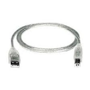 8ware Usb 2.0 Certified Cable A-b 3m Transparent Metal Sheath Ul Approved