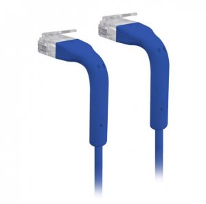 Ubiquiti Unifi Patch Cable With Both End Bendable Rj45 22cm - Blue