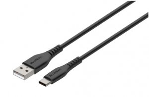Blupeak Ucbk25 2.5m Usb-c To Usb-a Charge/sync Cable - Black (lifetime Warranty)