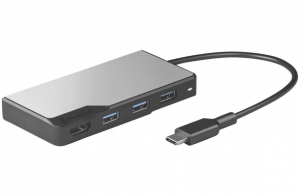 Alogic Usb-a Fusion Swift 4-in-1 Hub -space Grey UAFUUA-SGR