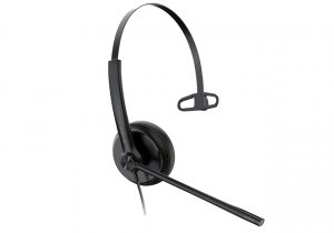 Yealink Uh34-m-uc Wideband Noise Cancelling Headset, Usb, Leather Ear Piece, Mono