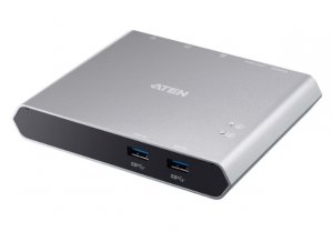 Aten US3310-AT 2 Port Usb-c Gen 1 Dock Switch With Power Pass-through