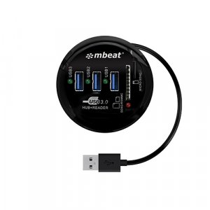 Mbeat Portable Usb 3.0 Hub And Card Reader - Usb 3.0/2.0, Sdxc/sdhc/ Mmc/mmc4.0/ Rs-mmc/rs-mmc/micro-sdxc/micro-sdhc/ Microsd, Up To 2tb