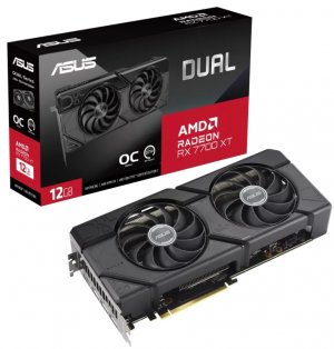 ASUS AMD Radeon DUAL-RX7700XT-O12G RX7700 XT OC Edition 12GB Video Card
