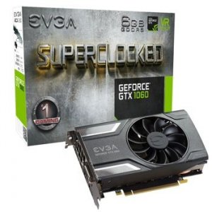 EVGA GeForce GTX 1060 SC GAMING 06G-P4-6163-KR Video Card