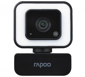 Rapoo C270l Fhd 1080p Webcam - 3-level Touch Control Beauty Exposure Led, 105 Degree Wide-angle Lens, Built-in/double Noise Cancellation Microphone
