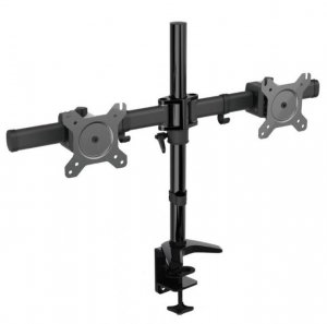 Vision Mounts VM-MP320C - DeskClamp Dual LCD Monitor Support up to 27''; Tilt -15/+15°; Rotate 360°; VESA 75/100