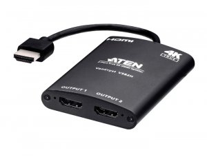 Aten VS82H-AT 2 Port True 4k Compact Splitter 