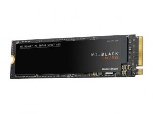 WD Black SN750 2TB NVMe M.2 (2280) PCIe 3x4 3D NAND SSD - without heatsink 