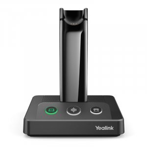 Yealink Whb630uc, Replacement Dect Base For Yealink Wh63 Uc Headset, Supports Dual Connection( Pc & Ip Phones)