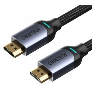 Choetech Xhh01 8k Hdmi 2.1 Cable 8k@60hz 48gbps (2m) Braided Cable - Black