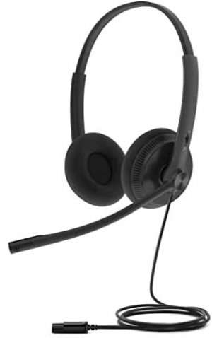 Yealink Yhd342-lite  Wideband Qd Dual Headset, Foam Ear Cushion, For Yealink Ip Phones, Qd Cord Not Included