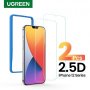 Ugreen 20338 2.5d Full Cover Hd Screen Tempered Protective Film For Iphone 12/6.7" (twin Pack)