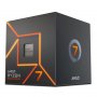 AMD Ryzen 7 7700 AM5 3.8 GHz Unlocked CPU Processor + Wraith Prism