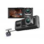 BDI-C309 3 Cameras 1080P Front & 720P Inside 2 Inch Screen + 480P Back Dash Cam