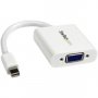 Startech.com Mdp2vgaw Mini Displayport To Vga Adapter - White