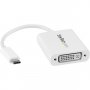 Startech.com Cdp2dviw Usb-c To Dvi Adapter - White