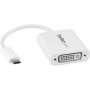 Startech.com Cdp2dviw Usb-c To Dvi Adapter - White