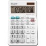 Sharp 10 DIGIT DUAL POWERED ANGLED 4 MEMORY TAX COST SELL MARGIN CURRENCY CONVERSION DESKTOP CALCULATOR - WHITE