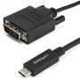 Startech.com Cdp2dvimm1mb 1m (3 Ft.) Usb-c To Dvi Adapter Cable