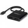 Startech.com Mstcdp122dp Mst Hub - Usb-c To 2-port Displayport