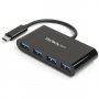 Startech.com Hb30c4ab 4 Port Usb 3.0 Hub - Usb-c To 4x Usb-a