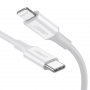 Ugreen 10493 1m Type-C Male to Lightning Male Cable - White