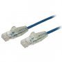 Startech.com N6pat300cmbls Cable - Blue Slim Cat6 Patch Cord 3m