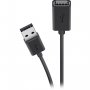 Belkin F3u153bt1.8m Usb 2.0 Extension Cable, A To A, 1.8m, Grey,2yr Wty 