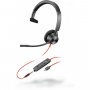 Plantronics 214011-01 Blackwire 3310-m, Uc, Mono Usb-c Corded Headset - Promo Ends 26 Jun 21