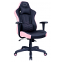 Coolermaster Caliber E1 Gaming Chair Pink, Premium Comfort&style, Breathable Leather, Erg