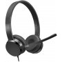 Lenovo USB-A Wired Stereo On-Ear Headset with Control Box