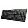 Rapoo Nk1900 Wired Keyboard, Entry Level, Laser Carved Keycap, Spill-resistant, Multimedia Hotkeys ~ Nk1800