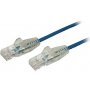 Startech N6pat100cmbls-24 1m Cat6 Cable, Rj45 Patch Cord, Snagless, Slim, Lszh, Blue, Ltw, 24pk Bundle