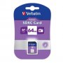 Verbatim 64GB Premium SDXC Memory Card, UHS-I V10 U1 Class 10 
