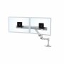 Ergotron 45-489-216 Lx Dual Direct Desk Mount Arm White