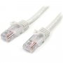 StarTech 1m Cat5e Snagless RJ45 UTP Patch Cable (M/M) - White