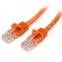 StarTech 3m Orange Cat5e / Cat 5 Snagless Patch Cable 3 m