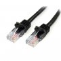 StarTech 5m Snagless UTP Cat5e Patch Cable - Black