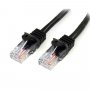 StarTech 7m Black Cat5e / Cat 5 Snagless Ethernet Patch Cable 7 m 45PAT7MBK