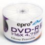 Epro Dvd-r / 16x / 50 Tube / White Glossy Printable 618018