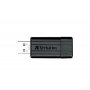 Verbatim Store n Go Pinstripe USB Flash Drive 32GB Black