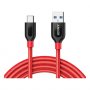 Anker A8023t91 Powerline Select+ A-c Cable 6ft - Red 