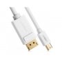 Ugreen Mini Dp To Dp Cable 1.5m-white 10476