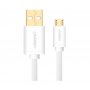 Ugreen Micro Usb2.0 Male To Usb Male Cable Gold-plated 1m White 10848