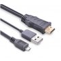 Ugreen Mhl Micro Usb 11pin To Hdmi Adapter Cable 2m 20139